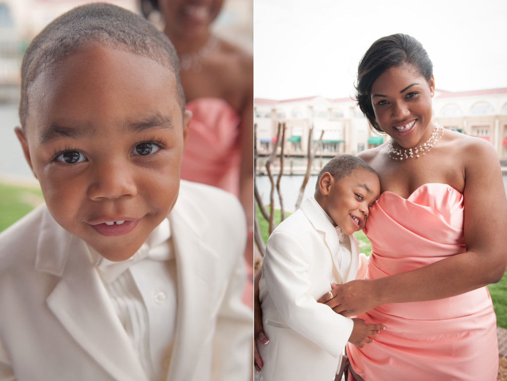 maid of honor and her son