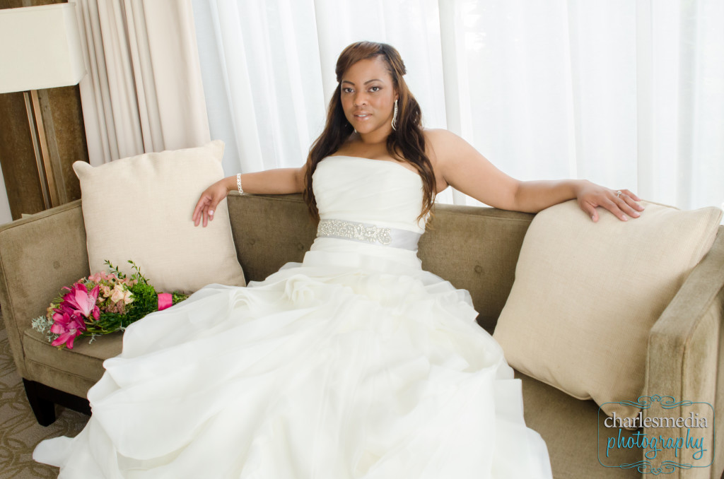 Candace Bridal Photography session at Greensboro's Proximity Hotel