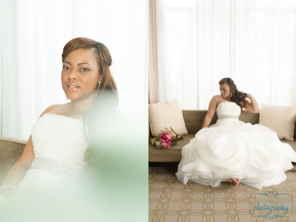 Candace Bridal Photography session at Greensboro's Proximity Hotel
