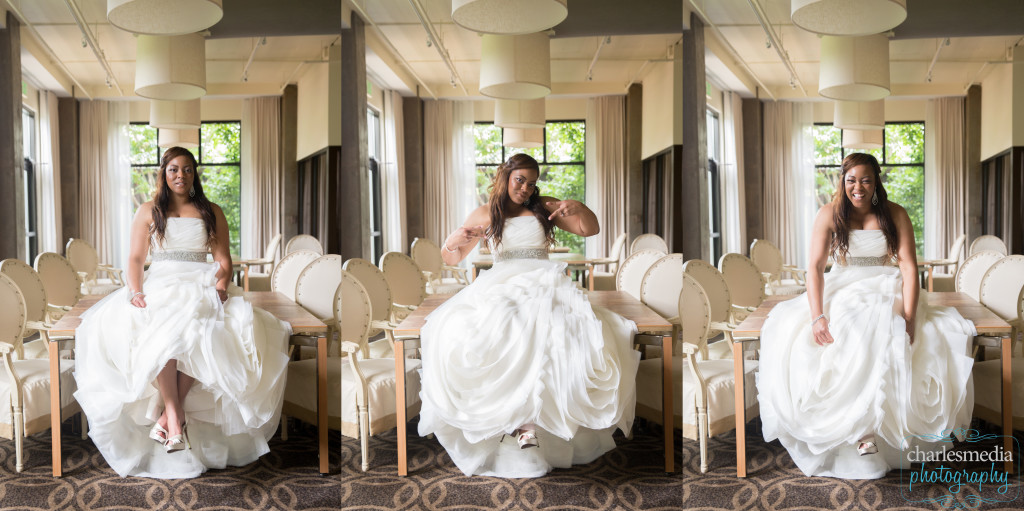 Candace Bridal Photography session at Greensboro's Proximity Hotel