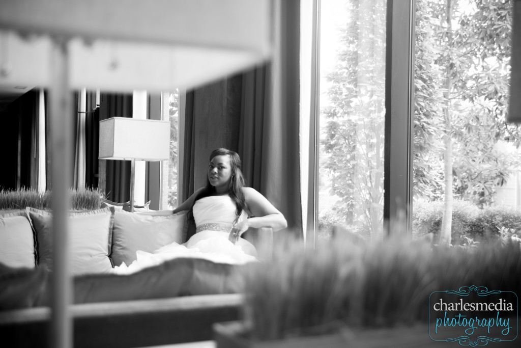 Candace Bridal Photography session at Greensboro's Proximity Hotel