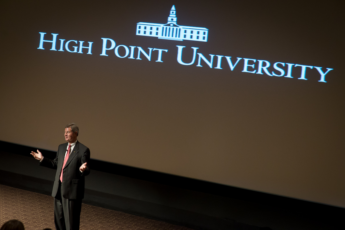 BB&T CEO Kelly King presenting at the Piedmont Triad Partnership and Triad Business Journal State of The Region Event