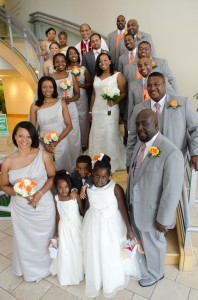 Bridal Party, Wedding Photography, Levine Museum of the New South, Charlotte NC