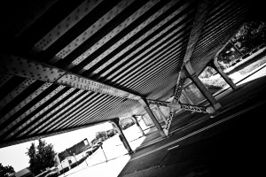 downtown nc greensboro street photography railroad underpass