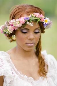 spindale nc model portrait hair make up artist portfolio photography bridal look flower crown