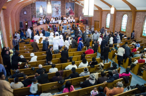 First Emmanuel Church overhead view, High Point NC