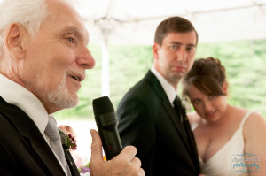 North Carolina Wedding Ceremony Photography, Father's Toast