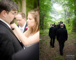 Piedmont Triad  North Carolina Wedding Ceremony Photography, Groomsmen diptych