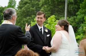 North Carolina Wedding Ceremony Photography, Bride and Groom