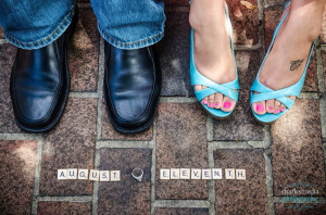 Creative African American Greensboro North Carolina Engagement Photography Scrabble Tiles